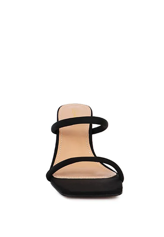 Downtown Heel Slide Double Strap Sandals